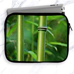 Bamboo Apple iPad Zippered Sleeve Front