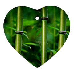 Bamboo Heart Ornament