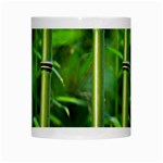 Bamboo White Coffee Mug Center