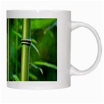 Bamboo White Coffee Mug Right