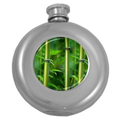 Bamboo Hip Flask (round) by Siebenhuehner