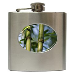 Bamboo Hip Flask