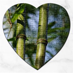 Bamboo Jigsaw Puzzle (heart) by Siebenhuehner