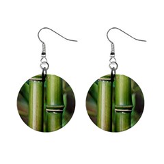 Bamboo Mini Button Earrings by Siebenhuehner