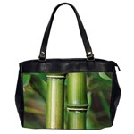 Bamboo Oversize Office Handbag (Two Sides) Front