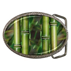 Bamboo Belt Buckle (oval) by Siebenhuehner