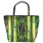 Bamboo Bucket Handbag Front