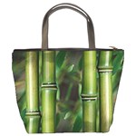 Bamboo Bucket Handbag Back