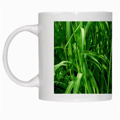 Grass White Coffee Mug by Siebenhuehner