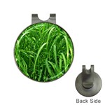 Grass Hat Clip with Golf Ball Marker Front