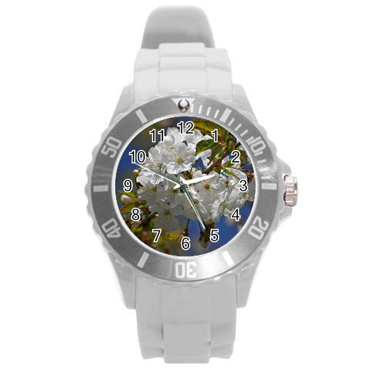 Cherry Blossom Plastic Sport Watch (Large)