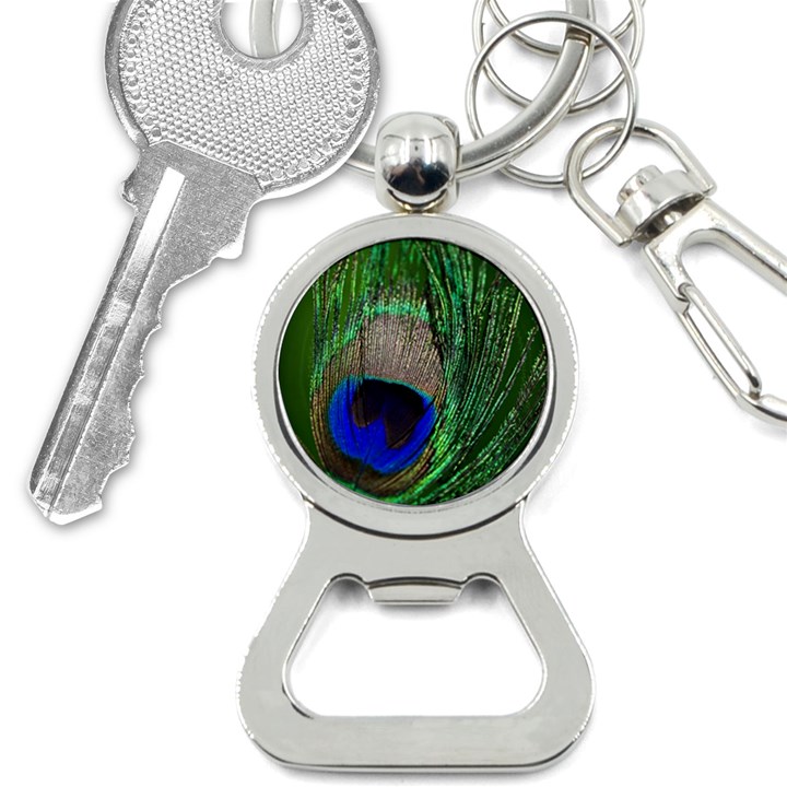 Peacock Bottle Opener Key Chain