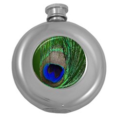 Peacock Hip Flask (round) by Siebenhuehner