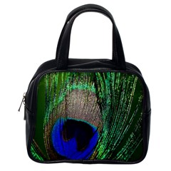 Peacock Classic Handbag (one Side) by Siebenhuehner