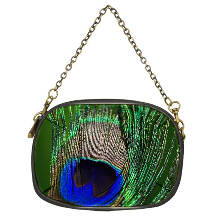 Peacock Chain Purse (One Side)