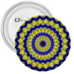 Mandala 3  Button Front