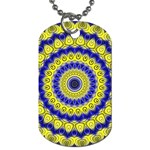 Mandala Dog Tag (Two-sided)  Front