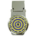 Mandala Money Clip with Watch Front