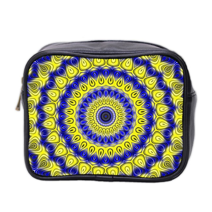 Mandala Mini Travel Toiletry Bag (Two Sides)