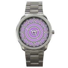 Mandala Sport Metal Watch by Siebenhuehner