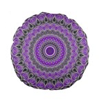 Mandala 15  Premium Round Cushion  Back