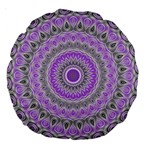 Mandala 18  Premium Round Cushion  Back