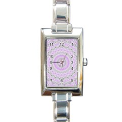 Mandala Rectangular Italian Charm Watch by Siebenhuehner