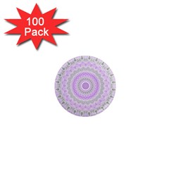 Mandala 1  Mini Button Magnet (100 Pack) by Siebenhuehner