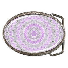 Mandala Belt Buckle (oval) by Siebenhuehner