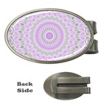 Mandala Money Clip (Oval) Front