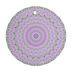 Mandala Round Ornament (two Sides) by Siebenhuehner