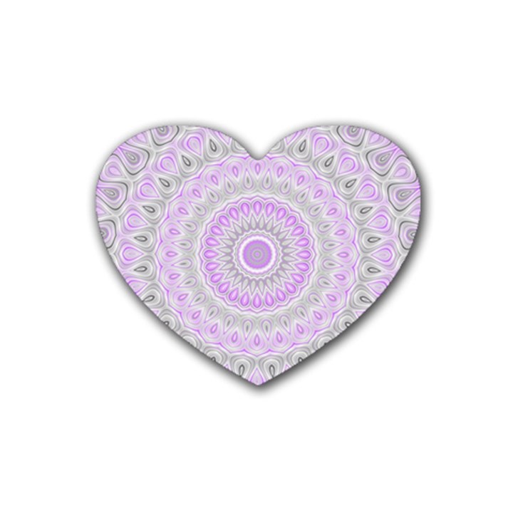 Mandala Drink Coasters (Heart)