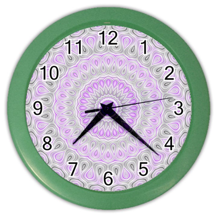 Mandala Wall Clock (Color)