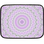 Mandala Mini Fleece Blanket (Two Sided) 35 x27  Blanket Front