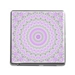 Mandala Memory Card Reader with Storage (Square) Front