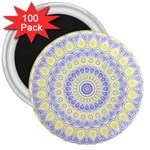 Mandala 3  Button Magnet (100 pack) Front