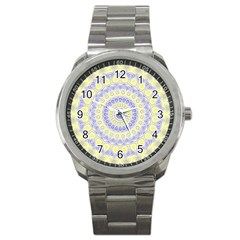 Mandala Sport Metal Watch by Siebenhuehner