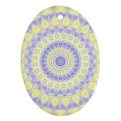 Mandala Oval Ornament (two Sides) by Siebenhuehner