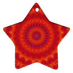 Mandala Star Ornament (two Sides) by Siebenhuehner