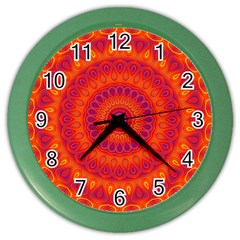 Mandala Wall Clock (color) by Siebenhuehner