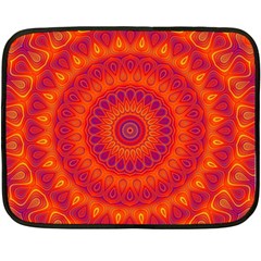 Mandala Mini Fleece Blanket (two Sided) by Siebenhuehner