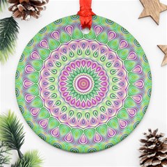 Mandala Round Ornament by Siebenhuehner