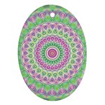 Mandala Oval Ornament Front