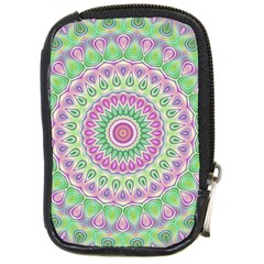 Mandala Compact Camera Leather Case by Siebenhuehner