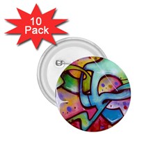 Graffity 1 75  Button (10 Pack) by Siebenhuehner