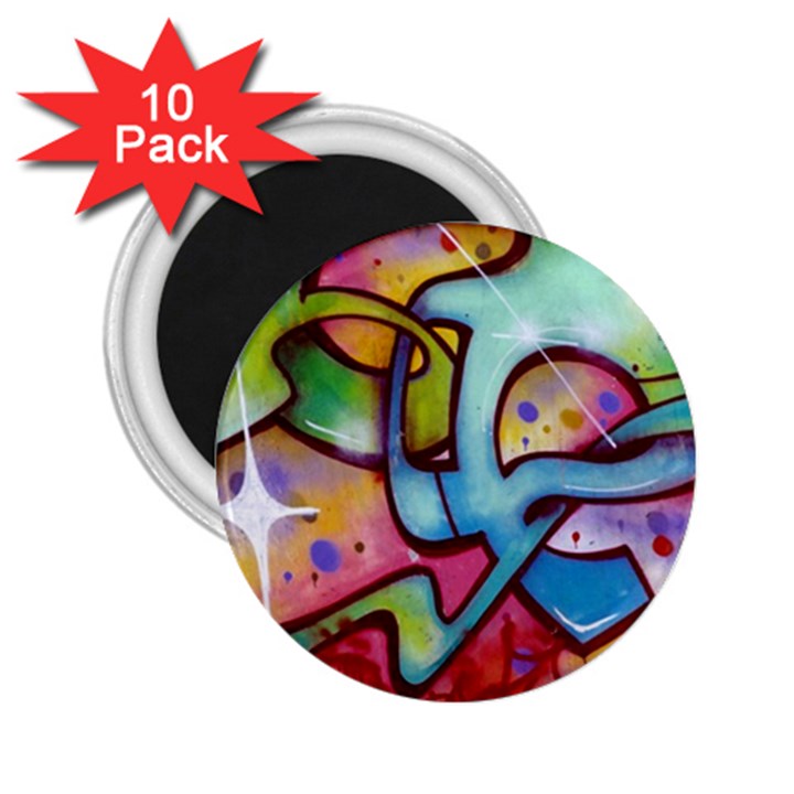 Graffity 2.25  Button Magnet (10 pack)