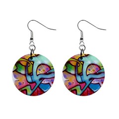 Graffity Mini Button Earrings by Siebenhuehner