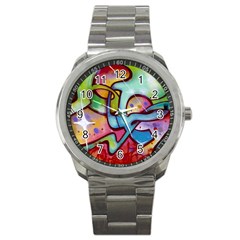 Graffity Sport Metal Watch by Siebenhuehner