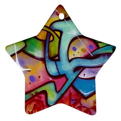 Graffity Star Ornament (two Sides) by Siebenhuehner