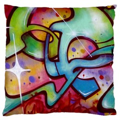 Graffity Large Cushion Case (single Sided)  by Siebenhuehner